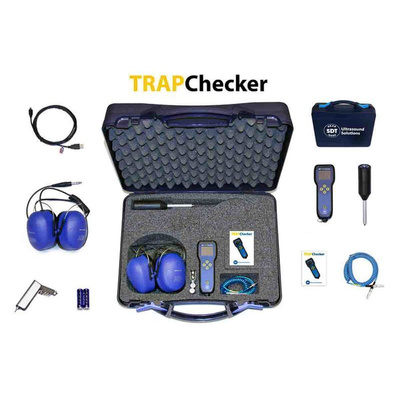 SDT Ultrasound Solutions TRAPChecker Ultrasonic Leak Detector, 160x128 Display