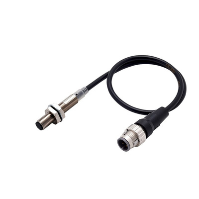 Omron Barrel-Style Inductive Proximity Sensor, M12 x 1, 4 mm Detection, PNP Output, 10 → 30 V dc, IP67