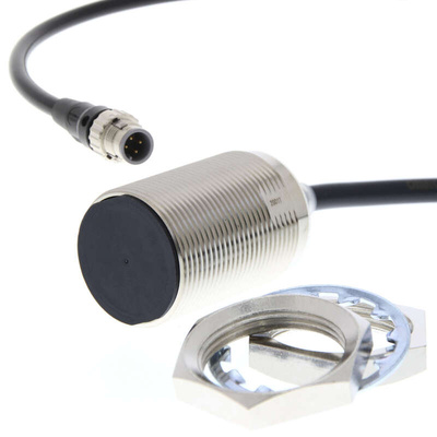Omron Inductive Barrel-Style Proximity Sensor, M30 x 1.5, 7 mm Detection, NPN, PNP Output