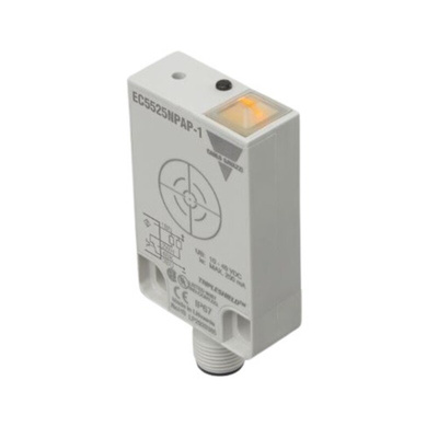 Carlo Gavazzi EC5525 Series Capacitive Block-Style Proximity Sensor, 25 mm Detection, NPN Output, 10 → 40 V dc,