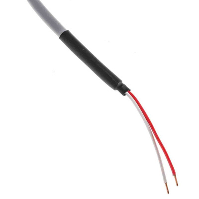 RS PRO PT1000 RTD Sensor, 6mm Dia, 100mm Long, 2 Wire, Probe, Class A +100°C Max