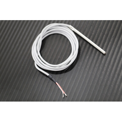 RS PRO PT100 RTD Sensor, 6mm Dia, 100mm Long, 3 Wire, Probe, Class A +200°C Max