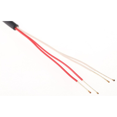 RS PRO PT100 RTD Sensor, 6mm Dia, 150mm Long, 4 Wire, Probe, Class B +500°C Max