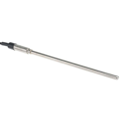 RS PRO PT100 RTD Sensor, 6mm Dia, 150mm Long, 2 x 3 Wire, Probe, Class B +250°C Max