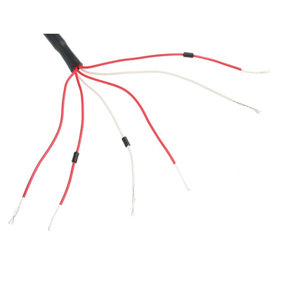 RS PRO PT100 RTD Sensor, 6mm Dia, 150mm Long, 2 x 3 Wire, Probe, Class B +250°C Max