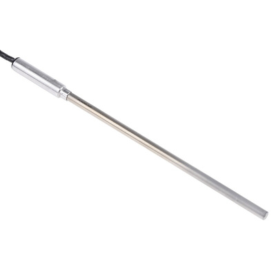 RS PRO PT100 RTD Sensor, 6mm Dia, 150mm Long, 2 x 3 Wire, Probe, Class B +500°C Max