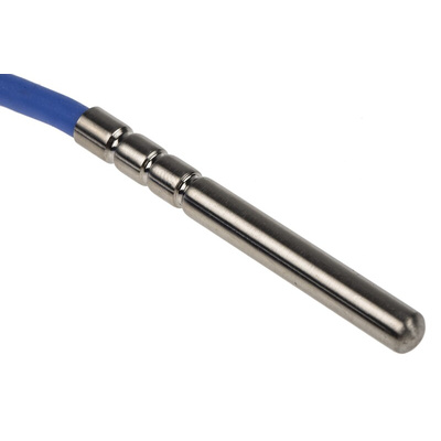 RS PRO PT100 RTD Sensor, 6mm Dia, 60mm Long, 4 Wire, Probe, Class A +200°C Max