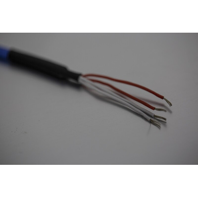 RS PRO PT100 RTD Sensor, 6mm Dia, 60mm Long, 4 Wire, Probe, Class A +200°C Max