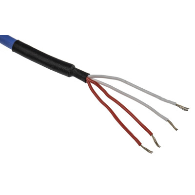 RS PRO PT100 RTD Sensor, 6mm Dia, 60mm Long, 4 Wire, Probe, Class A +200°C Max