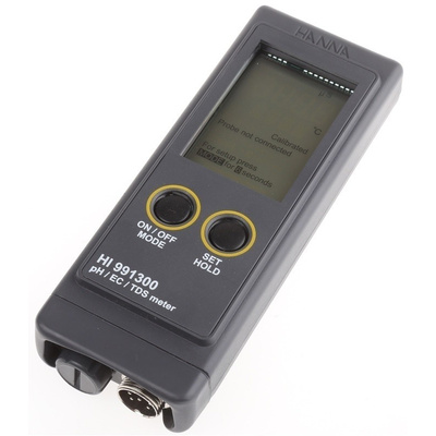 Hanna Instruments pH Meter, 0 → 3999 μS/cm, 0 → +14 pH HI-991300N