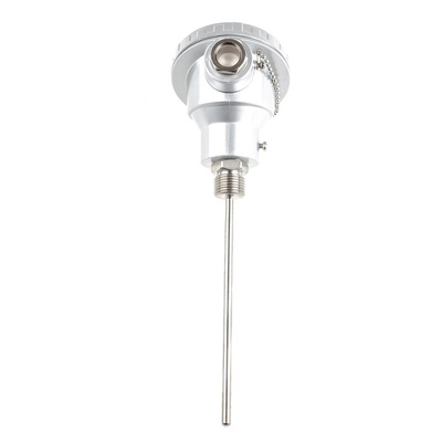 RS PRO PT100 RTD Sensor, 6mm Dia, 150mm Long, 4 Wire, G1/2, Class B +450°C Max