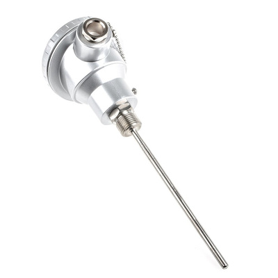 RS PRO PT100 RTD Sensor, 6mm Dia, 150mm Long, 4 Wire, G1/2, Class B +450°C Max