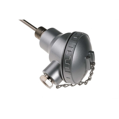 RS PRO PT100 RTD Sensor, 6mm Dia, 250mm Long, 4 Wire, G1/2, Class B +450°C Max