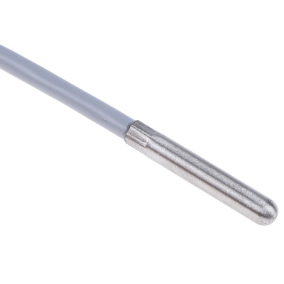 RS PRO PT1000 RTD Sensor, 6mm Dia, 35mm Long, 2 Wire, Probe, Class A +100°C Max