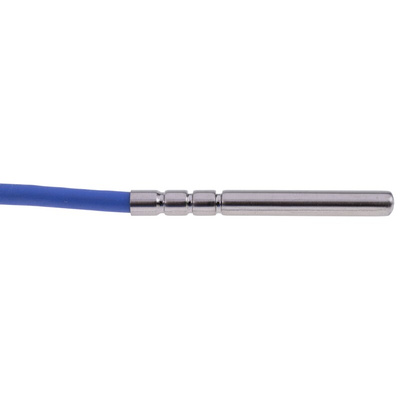 RS PRO PT100 RTD Sensor, 6mm Dia, 60mm Long, 3 Wire, Probe, Class A +200°C Max
