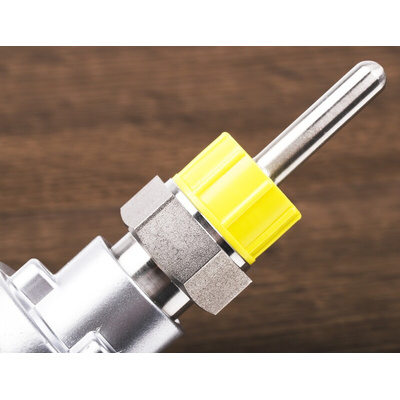 RS PRO PT100 RTD Sensor, 8mm Dia, 50mm Long, 3 Wire, G1/2, Class B +250°C Max