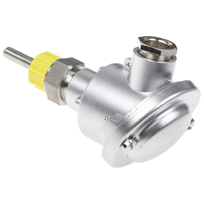 RS PRO PT100 RTD Sensor, 8mm Dia, 50mm Long, 3 Wire, G1/2, Class B +250°C Max