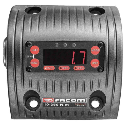 Facom E.2000-350 Square: 1/2in Digital Torque Tester, Range 10 to 350Nm ±1 % Accuracy