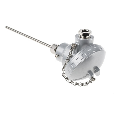 RS PRO PT100 RTD Sensor, 6mm Dia, 150mm Long, 3 Wire, G1/2, Class B +450°C Max