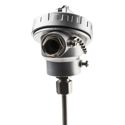 RS PRO PT100 RTD Sensor, 6mm Dia, 300mm Long, 4 Wire, Probe, Class B +450°C Max