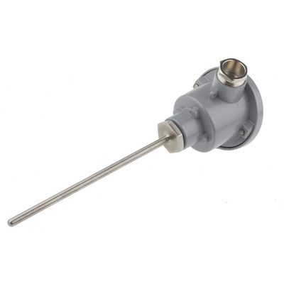 RS PRO PT100 RTD Sensor, 6mm Dia, 150mm Long, 4 Wire, Probe, Class B +450°C Max