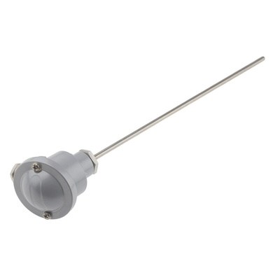 RS PRO PT100 RTD Sensor, 6mm Dia, 300mm Long, 4 Wire, Class B +450°C Max