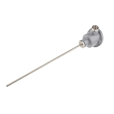RS PRO PT100 RTD Sensor, 6mm Dia, 300mm Long, 4 Wire, Class B +450°C Max