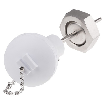 RS PRO PT100 RTD Sensor, 6mm Dia, 75mm Long, 4 Wire, RJT Nut, Class B +150°C Max
