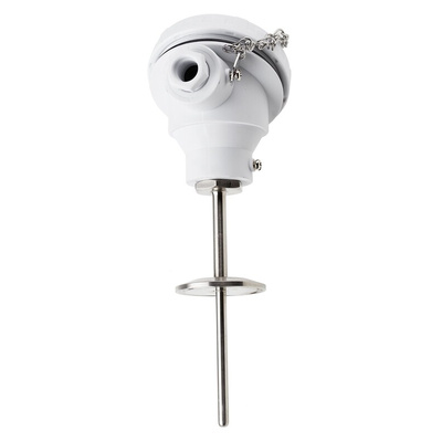 RS PRO PT100 RTD Sensor, 6mm Dia, 75mm Long, 4 Wire, 1 1/2 in Tri-Clamp (ISO 2852), Class B +150°C Max