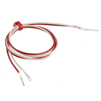 RS PRO PT100 RTD Sensor, 2mm Dia, 10mm Long, 2 Wire, Probe, Class B +250°C Max