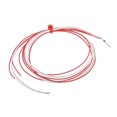 RS PRO PT100 RTD Sensor, 2mm Dia, 10mm Long, 4 Wire, Probe, Class A +250°C Max