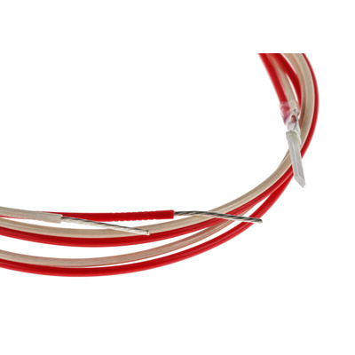RS PRO PT1000 RTD Sensor, 2mm Dia, 10mm Long, 2 Wire, Probe, Class B +250°C Max