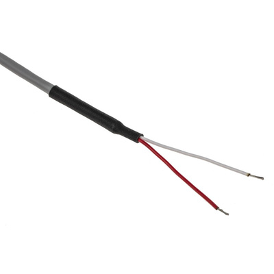 RS PRO PT1000 RTD Sensor, 5mm Dia, 50mm Long, 2 Wire, Class A +100°C Max
