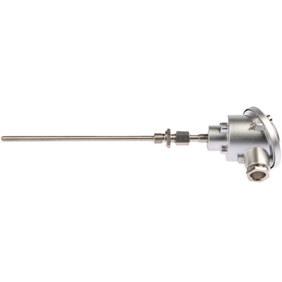 RS PRO PT100 RTD Sensor, 6mm Dia, 200mm Long, 3 Wire, G1/4, Class A +250°C Max
