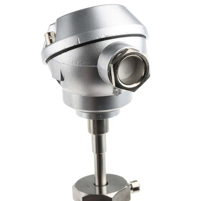 RS PRO PT100 RTD Sensor, 5.7mm Dia, 120mm Long, 3 Wire, G1/2, A Class +250°C Max