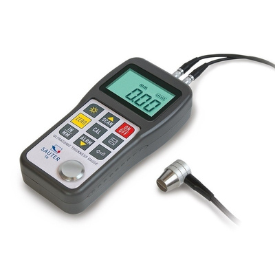 Sauter TN 80-0.01 US Thickness Gauge, 0.75mm - 80mm, 0.01 Accuracy, 0.1 mm Resolution, LCD Display