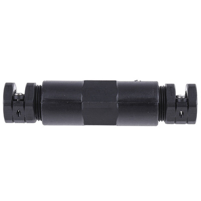 Power Breaker 3 Pole IP67 Rating Cable Mount Male Mains Inline Connector Rated At 15A