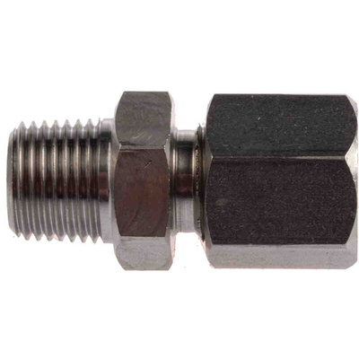 RS PRO Thermocouple Compression Fitting for Use with Thermocouple, 1/8 BSPT, 1/4in Probe, RoHS Compliant Standard