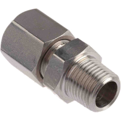 RS PRO Thermocouple Compression Fitting for Use with Thermocouple, 1/8 BSPT, 1/4in Probe, RoHS Compliant Standard