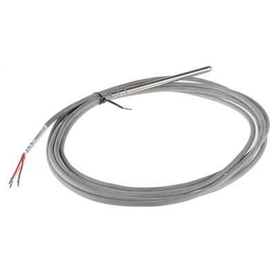 Carel PT100 RTD Sensor, 6mm Dia, 100mm Long, +250°C Max