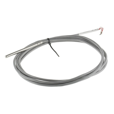 Carel PT100 RTD Sensor, 6mm Dia, 100mm Long, +250°C Max