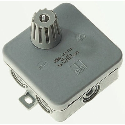 Jumo PT100 RTD Sensor, 2 Wire, Wall, Class B +80°C Max