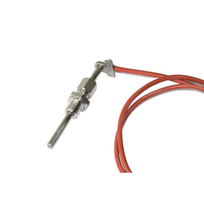 Electrotherm PT100 RTD Sensor, 6mm Dia, 200mm Long, 2 Wire, G1/4, 3 DIN EN 60751 °C, F0 °C +200°C Max