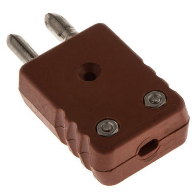 RS PRO High Temperature Thermocouple Connector for Use with Type K Thermocouple, Standard Size, IEC Standard