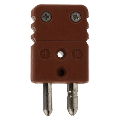 RS PRO High Temperature Thermocouple Connector for Use with Type K Thermocouple, Standard Size, IEC Standard