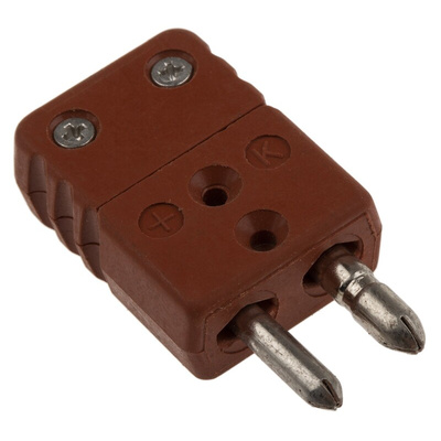 RS PRO High Temperature Thermocouple Connector for Use with Type K Thermocouple, Standard Size, IEC Standard