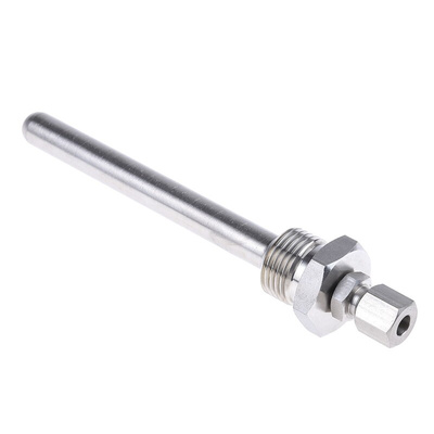 RS PRO Thermowell for Use with Temperature Sensor, 1/2 BSP, 6mm Probe, RoHS Compliant Standard