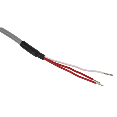 Correge PT100 RTD Sensor, 6mm Dia, 50mm Long, 3 Wire, Probe, Class A +100°C Max