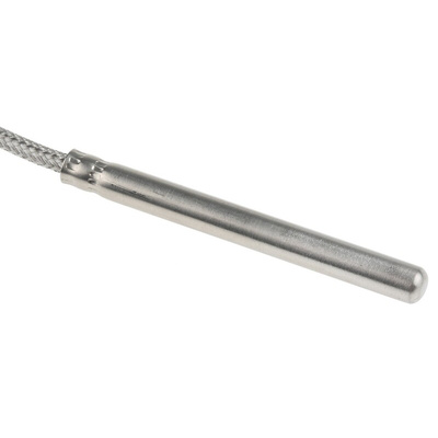 Electrotherm PT100 RTD Sensor, 6mm Dia, 60mm Long, Probe, F0.3 +400°C Max