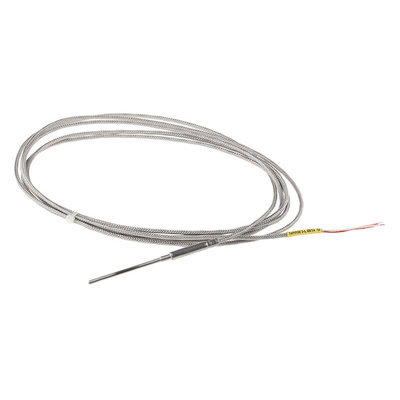 Electrotherm PT100 RTD Sensor, 3mm Dia, 50mm Long, Probe, F0.3 +400°C Max